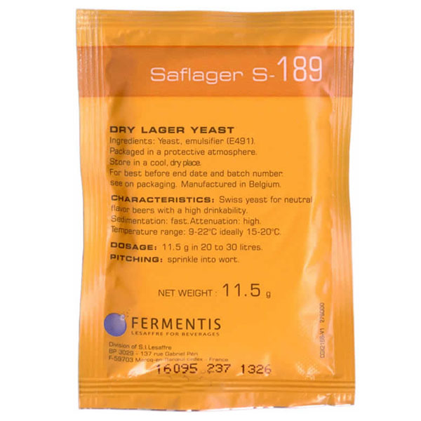 Saflager S-189 Lager Yeast
