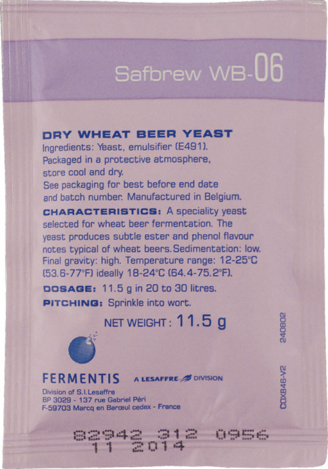 Fermentis Dry Yeast - Safbrew WB-06 (11.5g)