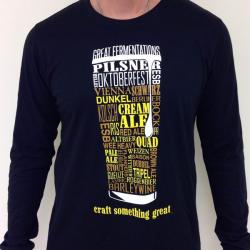 Beer Styles Long Sleeve Shirt - MEDIUM